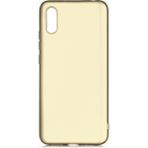 Pilanix Xiaomi Redmi 9A Kılıf Ultra Ince Mat Silikon - Gold