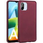 Pilanix Xiaomi Redmi A1 Kılıf Ultra Ince Mat Silikon - Bordo