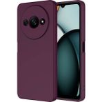 Pilanix Xiaomi Redmi A3 4g 2024 Kılıf Içi Süet Kamera Korumalı Lansman Silikon - Bordo