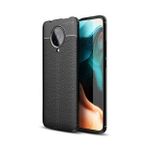 Pilanix Xiaomi Redmi K30 Pro Kılıf Deri Desenli Lux Niss Silikon Siyah