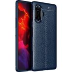 Pilanix Xiaomi Redmi K40 Gaming Kılıf Deri Desenli Lux Niss Silikon Lacivert