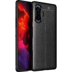 Pilanix Xiaomi Redmi K40 Gaming Kılıf Deri Desenli Lux Niss Silikon Siyah