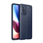 Pilanix Xiaomi Redmi K40 Kılıf Deri Desenli Lux Niss Silikon Lacivert