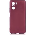 Pilanix Xiaomi Redmi K40 Pro Plus Kılıf Ultra Ince Mat Silikon - Bordo - Redmi K40 Pro+
