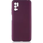 Pilanix Xiaomi Redmi Note 10 5G Kılıf Ultra İnce Mat Silikon Bordo