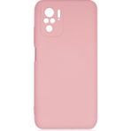 Pilanix Xiaomi Redmi Note 10 Kılıf Kamera Korumalı İçi Süet Mara Lansman Silikon Pembe