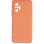Pilanix Xiaomi Redmi Note 10 Pro Kılıf Kamera Korumalı İçi Süet Mara Lansman Silikon Turuncu