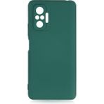 Pilanix Xiaomi Redmi Note 10 Pro Kılıf Kamera Korumalı İçi Süet Mara Lansman Silikon Yeşil