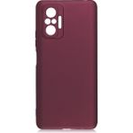 Pilanix Xiaomi Redmi Note 10 Pro Kılıf Ultra İnce Mat Silikon Bordo