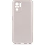 Pilanix Xiaomi Redmi Note 10S Kılıf Ultra Ince Mat Silikon - Gold