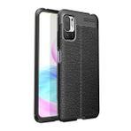 Pilanix Xiaomi Redmi Note 10T 5G Kılıf Deri Desenli Lux Niss Silikon Siyah