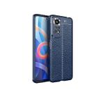 Pilanix Xiaomi Redmi Note 11 Kılıf Deri Desenli Lux Niss Silikon - Lacivert