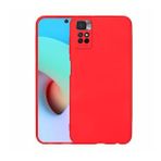 Pilanix Xiaomi Redmi Note 11 Kılıf İçi Süet Renkli Mara Lansman Silikon Kırmızı