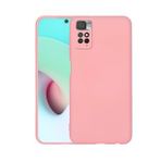 Pilanix Xiaomi Redmi Note 11 Kılıf İçi Süet Renkli Mara Lansman Silikon Pembe