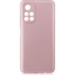 Pilanix Xiaomi Redmi Note 11 Kılıf Ultra Ince Mat Silikon - Rose Gold