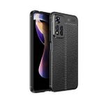 Pilanix Xiaomi Redmi Note 11 Pro Kılıf Deri Desenli Lux Niss Silikon - Siyah