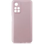 Pilanix Xiaomi Redmi Note 11S Global Kılıf Ultra Ince Mat Silikon - Rose Gold