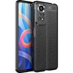 Pilanix Xiaomi Redmi Note 11S Kılıf Deri Desenli Lux Niss Silikon Siyah