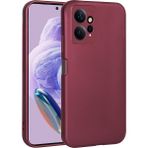 Pilanix Xiaomi Redmi Note 12 4g Ince Kamera Korumalı Mat Silikon Kılıf - Bordo