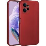 Pilanix Xiaomi Redmi Note 12 4g Ince Kamera Korumalı Mat Silikon Kılıf - Kırmızı