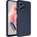 Pilanix Xiaomi Redmi Note 12 4g Kılıf Içi Süet Kamera Korumalı Lansman Silikon - Lacivert