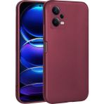 Pilanix Xiaomi Redmi Note 12 5g Kılıf Ultra Ince Kamera Korumalı Mat Silikon - Bordo