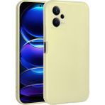 Pilanix Xiaomi Redmi Note 12 5g Kılıf Ultra Ince Kamera Korumalı Mat Silikon - Gold