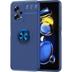 Pilanix Xiaomi Redmi Note 12 5g Kılıf Yüzüklü Manyetik Ravel Silikon - Lacivert