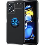 Pilanix Xiaomi Redmi Note 12 5g Kılıf Yüzüklü Manyetik Ravel Silikon - Mavi