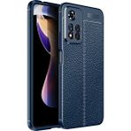 Pilanix Xiaomi Redmi Note 12 Pro 4g Kılıf Deri Desenli Lux Niss Silikon - Lacivert