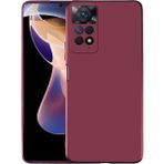 Pilanix Xiaomi Redmi Note 12 Pro 4g Kılıf Ultra Ince Mat Silikon - Bordo