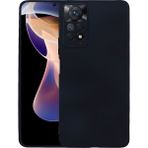 Pilanix Xiaomi Redmi Note 12 Pro 4g Kılıf Ultra Ince Mat Silikon - Siyah