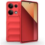 Pilanix Xiaomi Redmi Note 13 Pro 4g Kılıf Oyuklu Kamera Korumalu Lux Etnik Silikon - Kırmızı