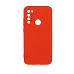 Pilanix Xiaomi Redmi Note 8 Kılıf Kamera Korumalı İçi Süet Mara Lansman Silikon Kırmızı