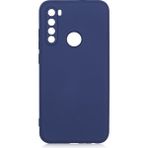 Pilanix Xiaomi Redmi Note 8 Kılıf Kamera Korumalı İçi Süet Mara Lansman Silikon Lacivert