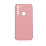 Pilanix Xiaomi Redmi Note 8 Kılıf Kamera Korumalı İçi Süet Mara Lansman Silikon Pembe