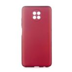 Pilanix Xiaomi Redmi Note 9 5G Kılıf Ultra İnce Mat Silikon Bordo