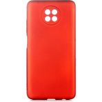 Pilanix Xiaomi Redmi Note 9 5G Kılıf Ultra İnce Mat Silikon Kırmızı