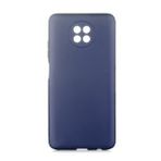 Pilanix Xiaomi Redmi Note 9 5G Kılıf Ultra İnce Mat Silikon Lacivert