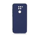 Pilanix Xiaomi Redmi Note 9 Kılıf Kamera Korumalı İçi Süet Mara Lansman Silikon Lacivert