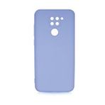 Pilanix Xiaomi Redmi Note 9 Kılıf Kamera Korumalı İçi Süet Mara Lansman Silikon Mor