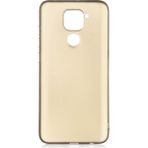 Pilanix Xiaomi Redmi Note 9 Kılıf Ultra Ince Mat Silikon - Gold