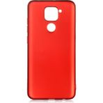 Pilanix Xiaomi Redmi Note 9 Kılıf Ultra İnce Mat Silikon Kırmızı
