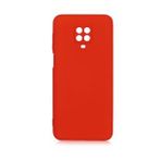 Pilanix Xiaomi Redmi Note 9 Pro Kılıf Kamera Korumalı İçi Süet Mara Lansman Silikon Kırmızı