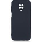 Pilanix Xiaomi Redmi Note 9 Pro Kılıf Kamera Korumalı İçi Süet Mara Lansman Silikon Siyah