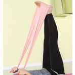 Pilates Bandı Jimnastik Plates Lastiği 90x15 Cm Egzersiz Aerobik Bant 1 Adet Pembe