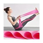 Pilates Bandı Plates Egzersiz Direnç Lastiği Yoga Jimnastik Egzersiz Spor Bandı - Çok Renkli
