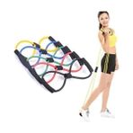 Pilates Yoga Egzersiz Direnç Lastiği Vücut Şekillendirici Spor Aleti Egzersiz Aleti 1 Adet - Çok Renkli