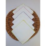 Pileki Baby 17X17CM 10'lu Ekebaby %100 Pamuk Penye Kumaş Bebek Ağız Bezi Mendili - Standart - Krem