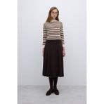 Pileli Midi Boy Etek Kahve K2625004_005 - 36